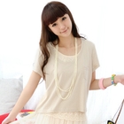 59 Seconds - Pocket-Front Cropped Top (Brooch not Included)