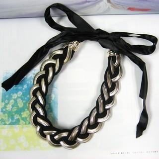 Ribbon Woven Necklace