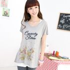 59 Seconds - 'Beauty Slave' Embroidered T-Shirt