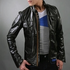 Men SP - Faux-Leather Jacket