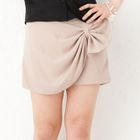 ageha@shibuya - Bow-Accent Wrap-Front Skort