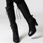 FOXCiTY - Lace-Up Knee-High Boots
