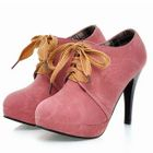 Smoothie - Platform Lace-Up Shoe Boots