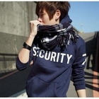 Monkey Shop - Printed Hooded Pullover