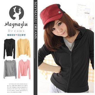 Hooded Zip-Up Jacket Hooded Zip-Up Jacket