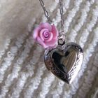 MyLittleThing - Sweetie Heart Locket with Rose Necklace