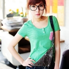 Ando Store - Short-Sleeve Pocket-Accent Henley