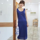 Soneed - Pocket-Front Long Tank Dress