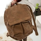 Fashion Lady - Faux-Leather Pocket-Accent Backpack