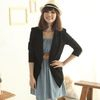 CatWorld 3/4-Sleeve Single-Button Blazer