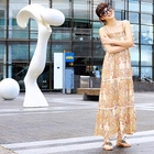 59 Seconds - Paisley Smocked Maxi Dress