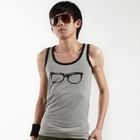 Cool 6 - Printed Racerback Tank Top