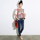 BENGGIRL - Washed Skinny Jeans