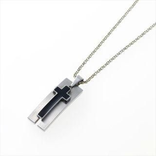 Black Cross on Stainless Steel (SMALL) Black Cross on Stainless Steel (SMALL)