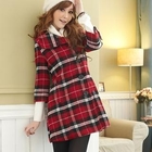 Tokyo Fashion - 3/4-Sleeve Plaid Coat
