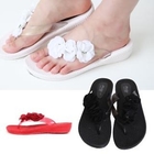 HAPPY CAT - Rosette-Accent Flip-Flops