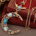 Cuteberry - Beaded Moon Necklace