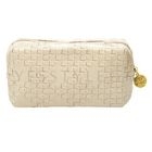 Estee Lauder - Beige Woven Cosmetics Bag