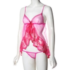 Cotton Candy - Sheer Dress + Thong