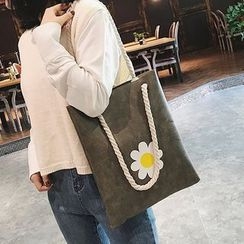 Lizzy - Faux-Leather Flower-Print Tote Lizzy - Faux-Leather Flower-Print Tote