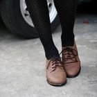 STYLEKELLY - Faux Leather Oxford Flats