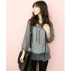 Dodostyle - 3/4-Sleeve Polka Dot Blouse