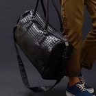 JERRY - Faux-Leather Woven Tote