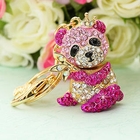Miss Girl - Rhinestone Panda Keychain