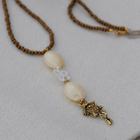 MyLittleThing - Sweet Bird Clock Wooden Bead Necklace