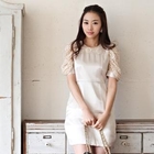 STYLEKELLY - Lace-Panel Dress