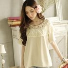 Tokyo Fashion - Lace Cape-Collar Top