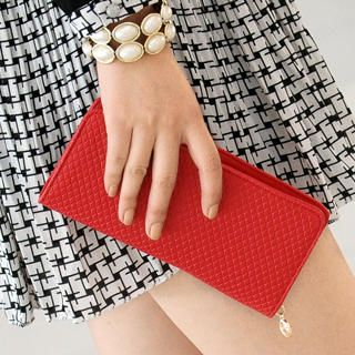 59 Seconds - Snakeskin-Embossed Long Wallet 59 Seconds - Snakeskin-Embossed Long Wallet
