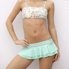 NEWS - Fun Paisley Sequined Bandeau with Frilled Braided Skirt