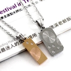 MURATI - Set of 2: Rhinestone Pendant