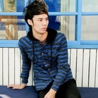 INTHING - Long Sleeve Plaid Shirt with Hood