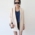 Elli's Cabinet - Open-Front Long Blazer