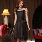 JK2 - Sleeveless Sequined Ruffle Cocktail Dress