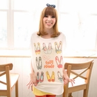 Tokyo Fashion - Scoop-Neck Shoes Print T-Shirt