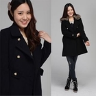 Ukki - Detachable Faux-Fur Trim Coat