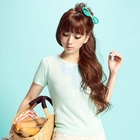 Angel Love - Bow-Accent Short-Sleeve T-Shirt