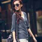 PUFFY - Sheer Knit Cardigan