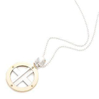 Keleo - 18K White & Yellow Gold Religious Medal