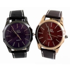 MURATI - Faux-Leather Strap Watch