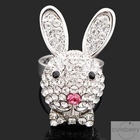 Cuteberry - Rhinestone Rabbit Ring