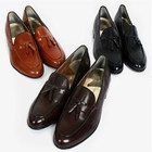 MITOSHOP - Genuine Leather Tassel-Accent Loafers