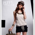 PUFFY - Drawstring Chain Accent Top