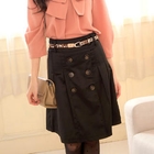 Tokyo Fashion - Double-Buttoned Skirt with Belt