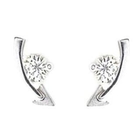 MaBelle - 18K White Gold Diamond Earrings