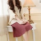 Tokyo Fashion - Elastic-Waist A-Line Skirt