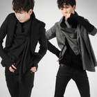 deepstyle - Set: Wool Blend Herringbone Jacket + Scarf